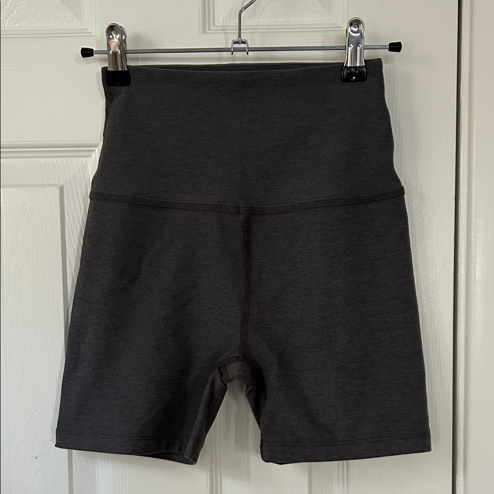 Beyond Yoga Charcoal Bike Shorts